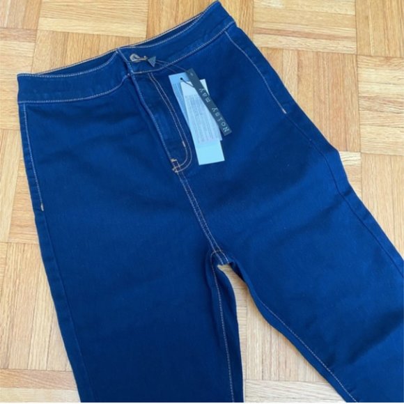 NEW Noisy May Dark Blue Denim Jeans - Picture 1 of 2